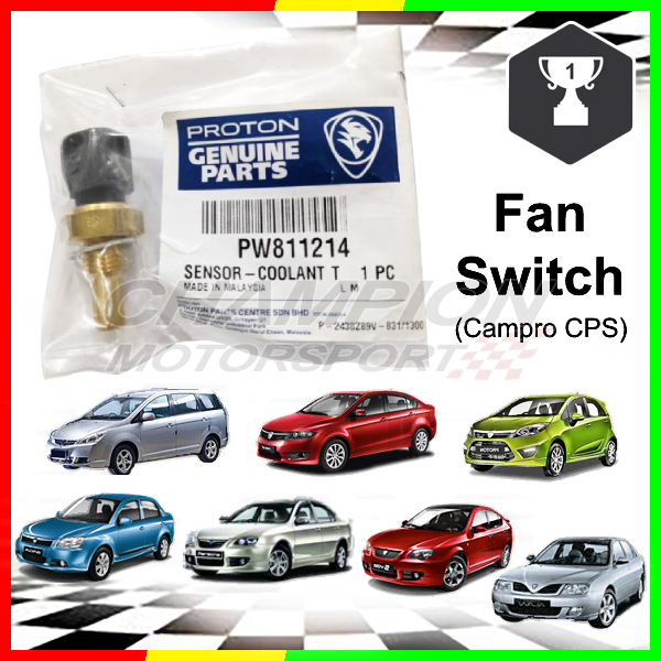Proton Coolant Sensor Fan Switch Waja Campro Gen2 Persona Satria Neo BLM FLX Preve Exora PW811214
