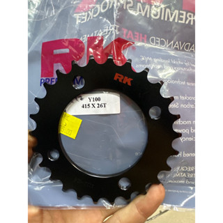 Rk SPROCKET 415 สเตอร์หลัง สีดํา สําหรับ YAMAHA 4 HOLE 135LC Y125 RXZ LC5S