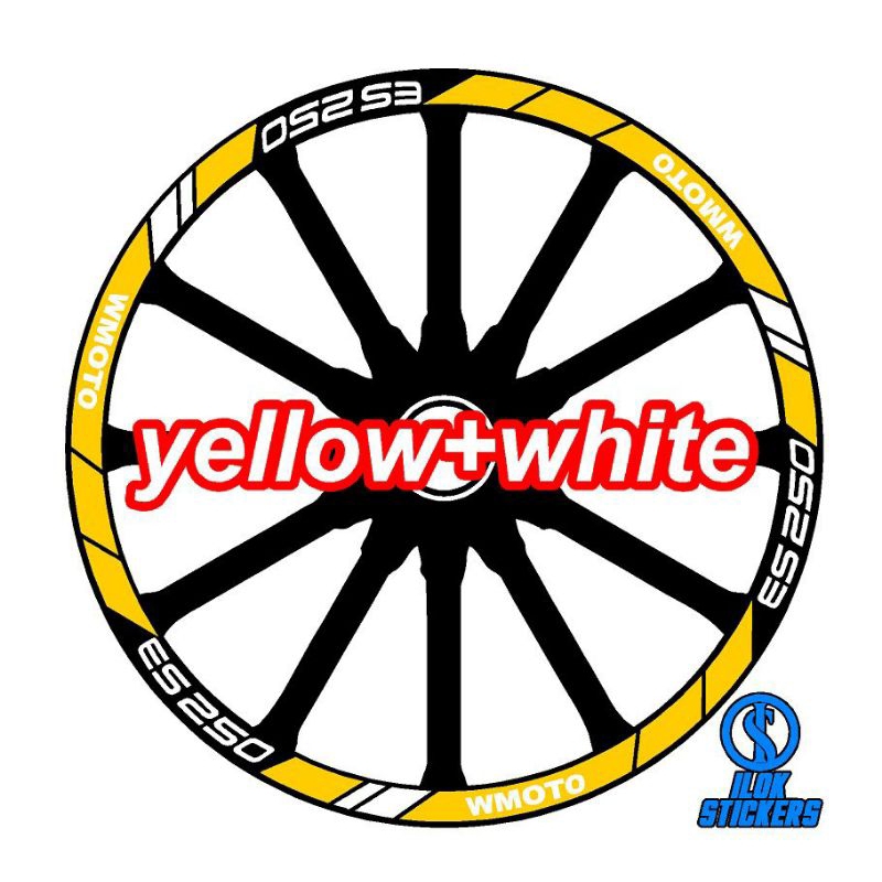 ขอบสติ๊กเกอร์ WMOTO es250i,
