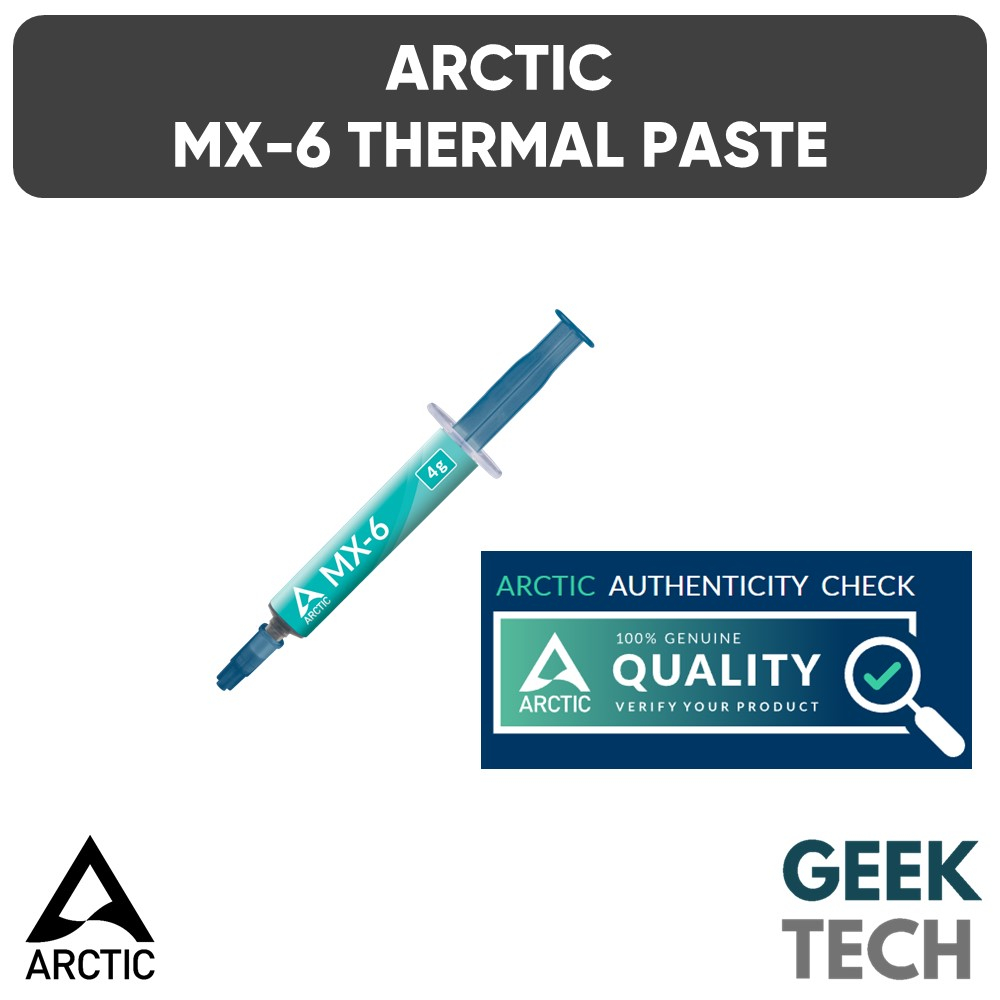ARCTIC MX-6 Ultimate Performance Thermal Paste Thermal Compound จาระบีความร้อนสําหรับ CPU/คอนโซล/GPU