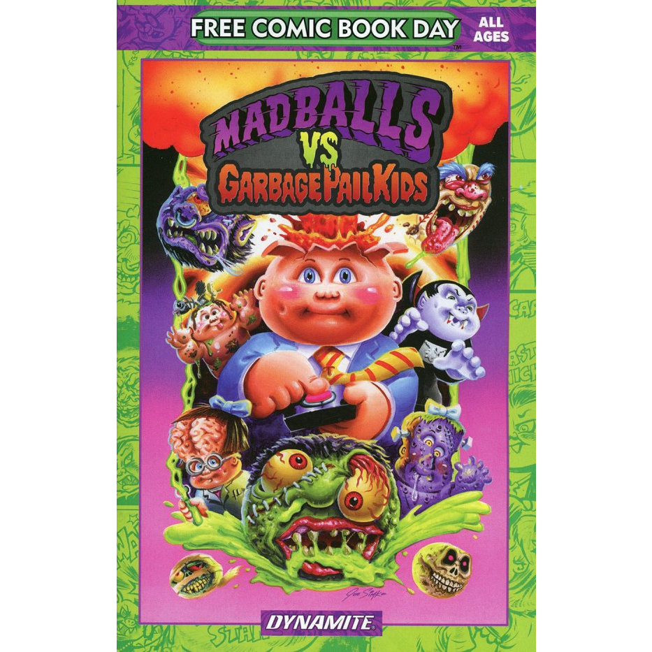 Madballs VS Garbage Pail Kids 1 - หนังสือการ์ตูนฟรี Day Edition - Dynamite Entertainment - หนังสือกา