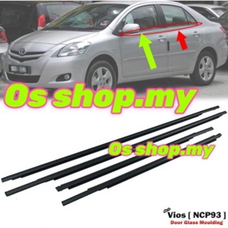 ยางนอกประตู หน้าต่างรถยนต์ สําหรับ Toyota Vios ncp93 2008-2013