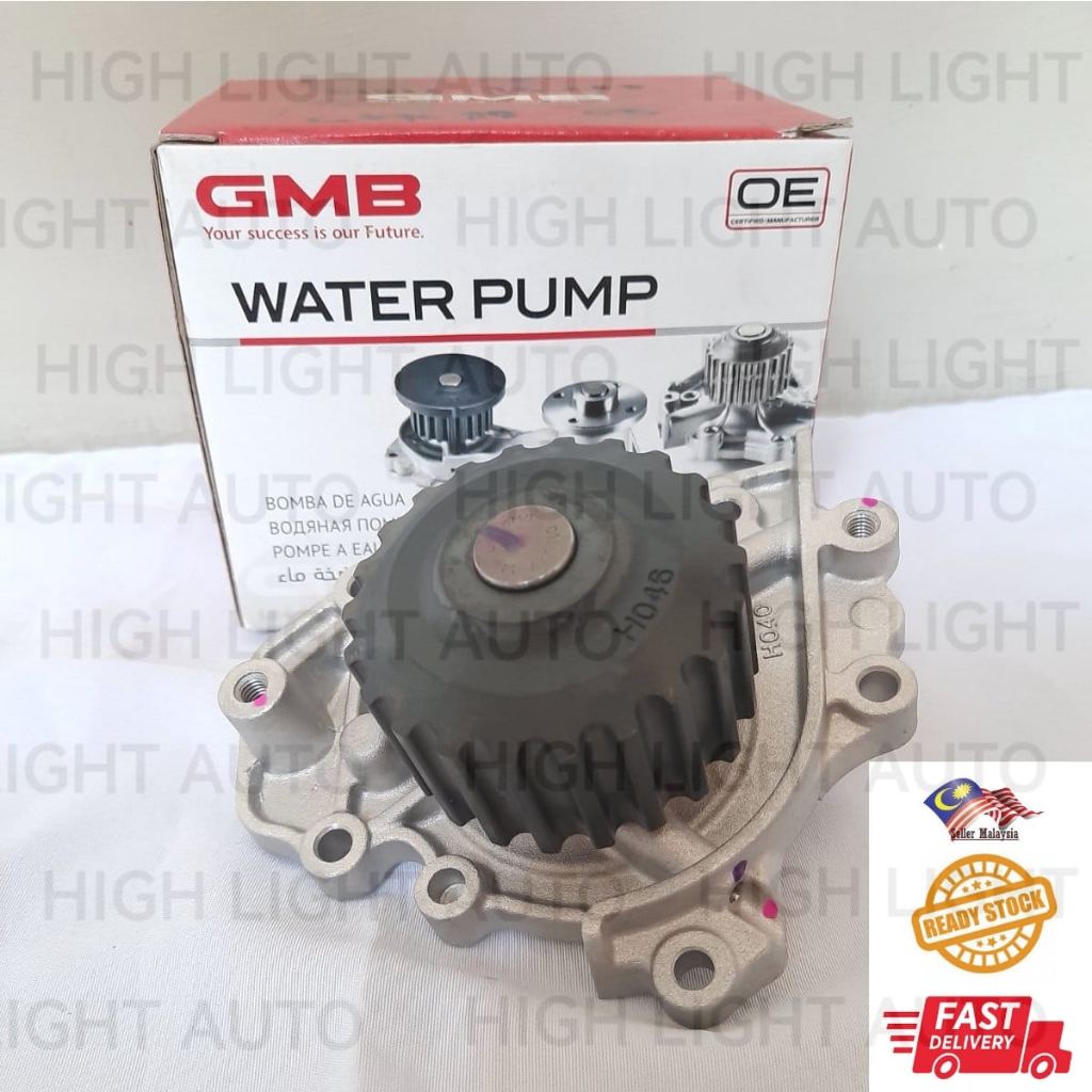 ปั๊มน้ํา Honda Civic B16A, B16B, B16C, B18A, B18C (Twin Cam) GMB (มี Oring) (GWHO-46A)