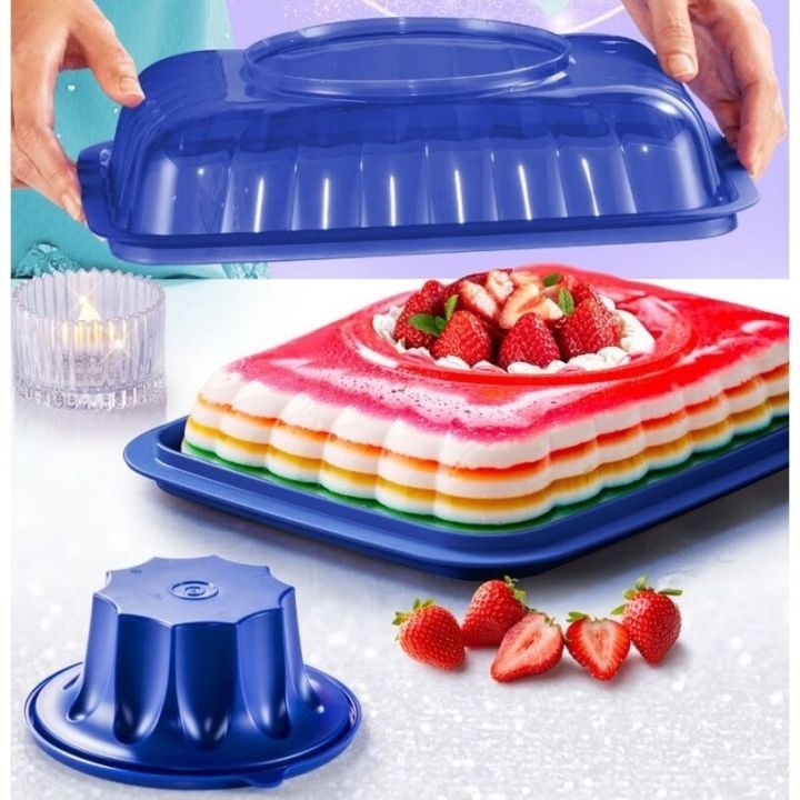 Tupperware Jel Party 3L / Jelly Mould - พุดดิ้ง Bekas Kek / Jelly Mould - 1 ชิ้น