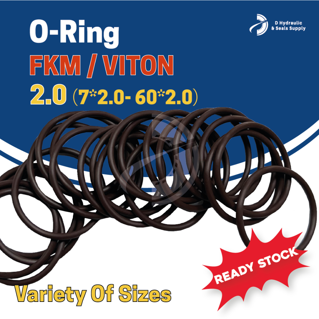 2.0 [7-60] FKM O แหวนยาง FKM O แหวนแหวนยาง O แหวนปะเก็นซีล