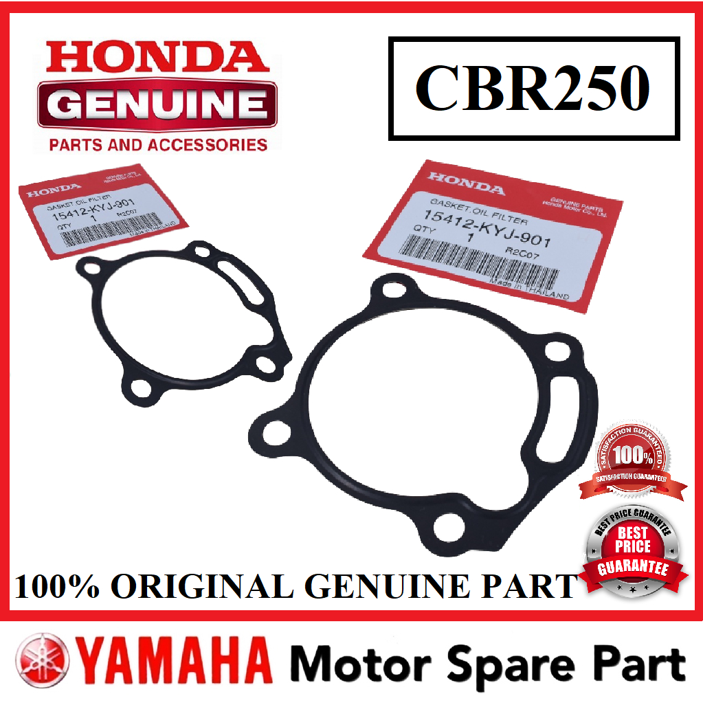 HONDA CBR250 กรองน้ํามันเครื่อง GASKET // 15412-KYJ-901 PENAPIS ฝาครอบ TUDUNG CBR250R CBR 250 CBR-25