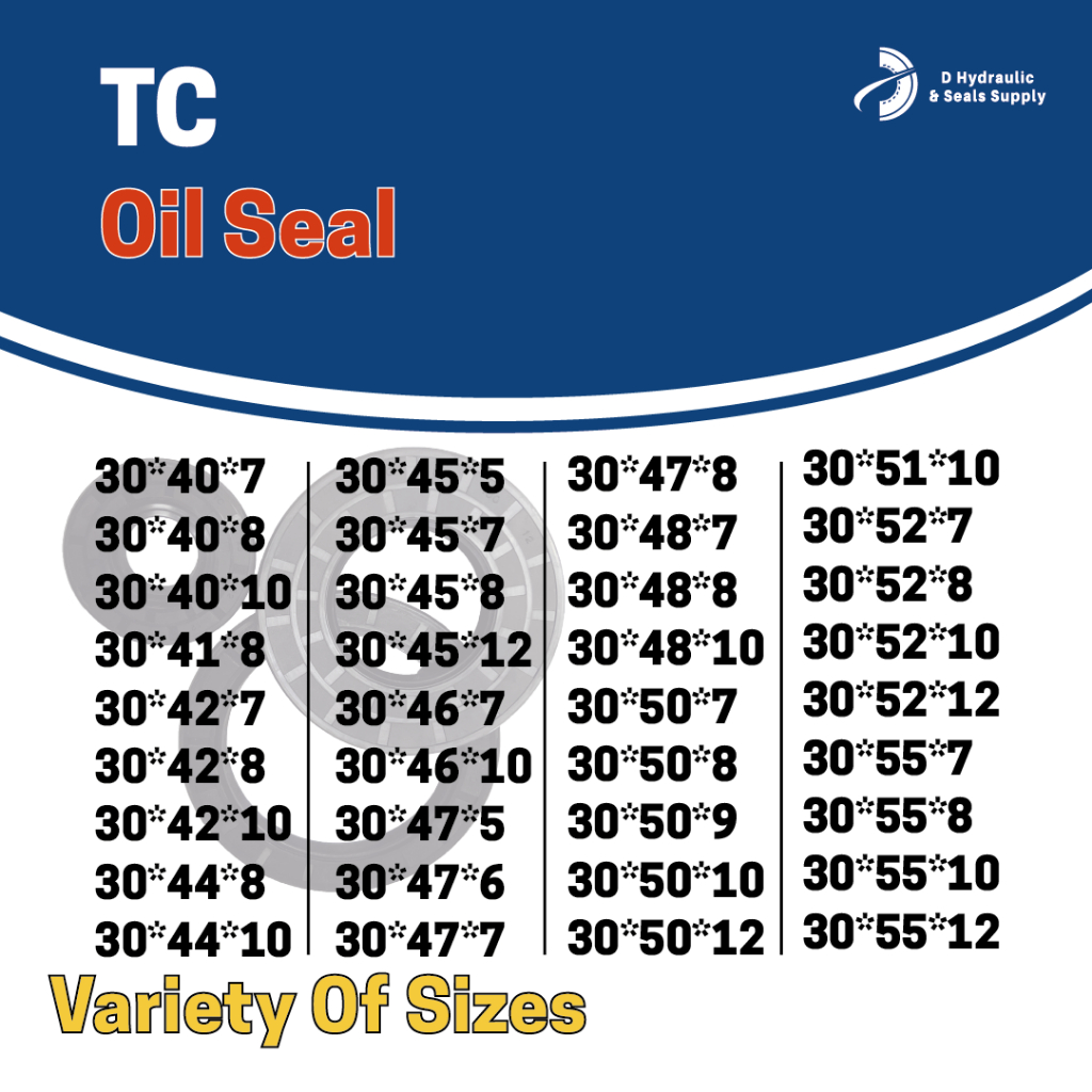 NBR TC ซีลน้ํามัน 30 (ID) ซีลน้ํามัน NBR TC (TC30X47X7/30X6X7/30X47X8/30X42X10/30X40X7/30X42X7/30X42