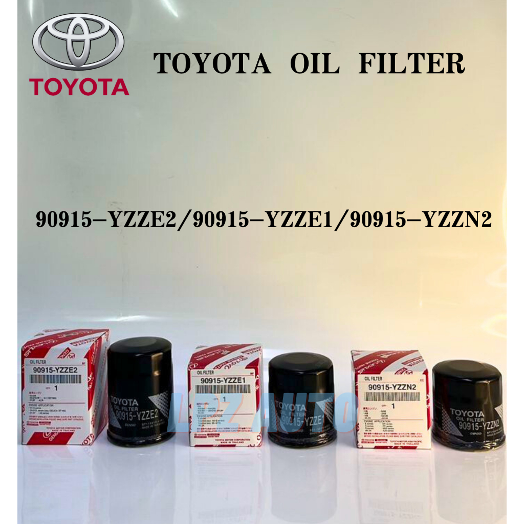 กรองน้ํามันเครื่องTOYOTA GENIUNE E1 90915-YZZE1/90915/YZZE2/90915-YZZZN2 VELLFIRE VIOS CAMRY ALTIS W