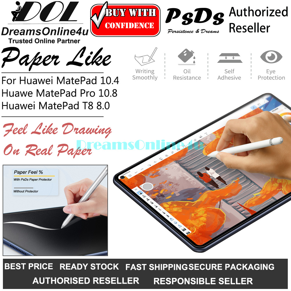 SAMSUNG PsDs กระดาษวาดภาพมืออาชีพเช่นฟิล์มป้องกันป้องกันหน้าจอSamsung Galaxy Tab S9 Plus Ultra 2023 