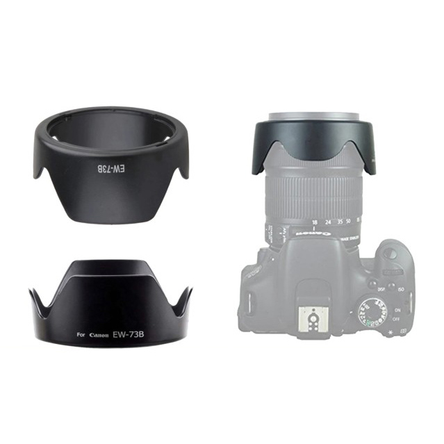 EW-73B ดอกไม้รูปร่างเลนส์สําหรับ Canon EF-S 18-135 มม.f/3.5-5.6 IS Sun Hood Sun shade