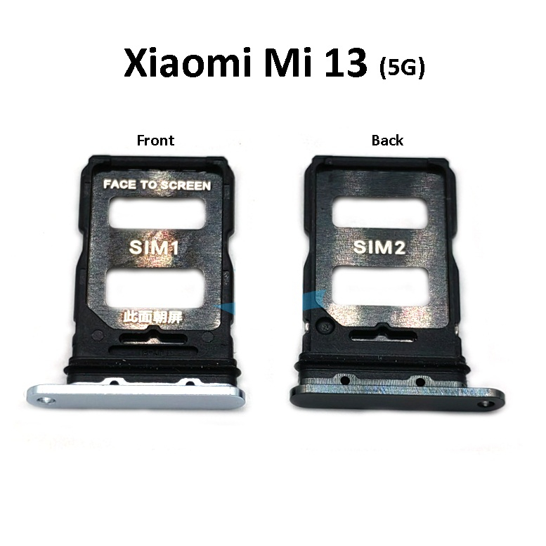 Xiaomi Mi 13 5G / Mi13 5G ถาดซิมการ์ด SimCard SimTray Slot Holder Dual Sim 1 Sim 2 สําหรับเปลี่ยนหาย