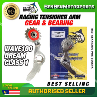 Ex5 RACING GEAR TENSIONER ARM ESPADA (X PAKAI ROLLER / GUNA GEAR &amp; BEARING EX5 DREAM CAM CHAIN TENSIONER ARM STOPPER