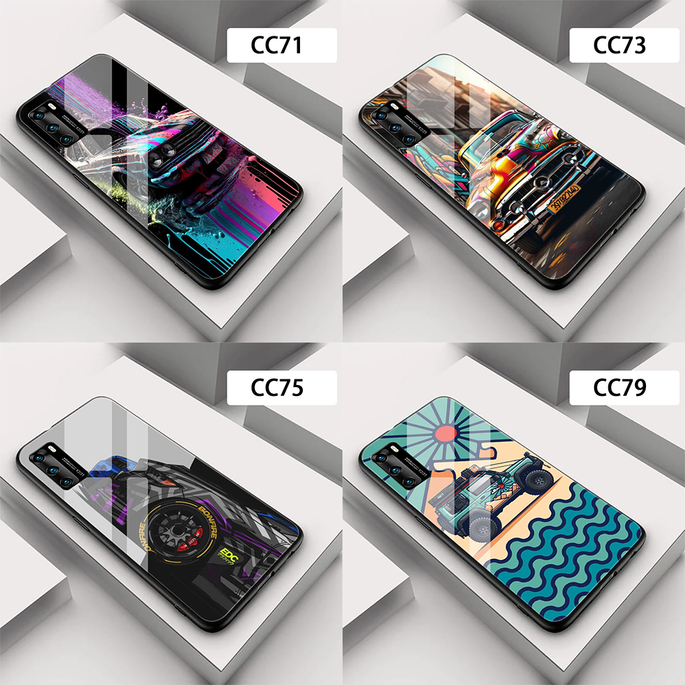 PC Plexiglass Back Case Car Series Xmi Mi 11/Mi 9/Mi 9T/Pro/Mi Note 10/CC9 Pro