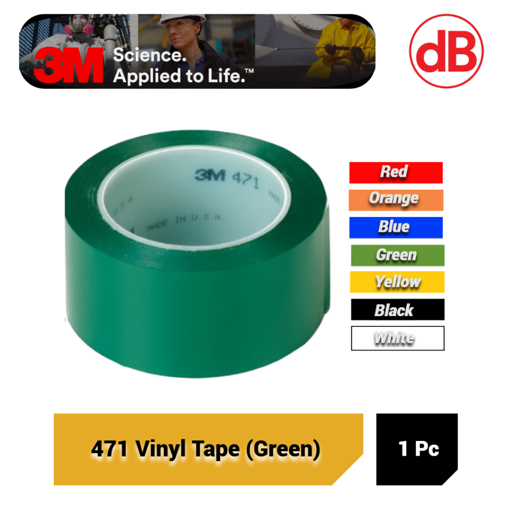 3M 471 เทปเขียว @ 50mm x 36 หลา