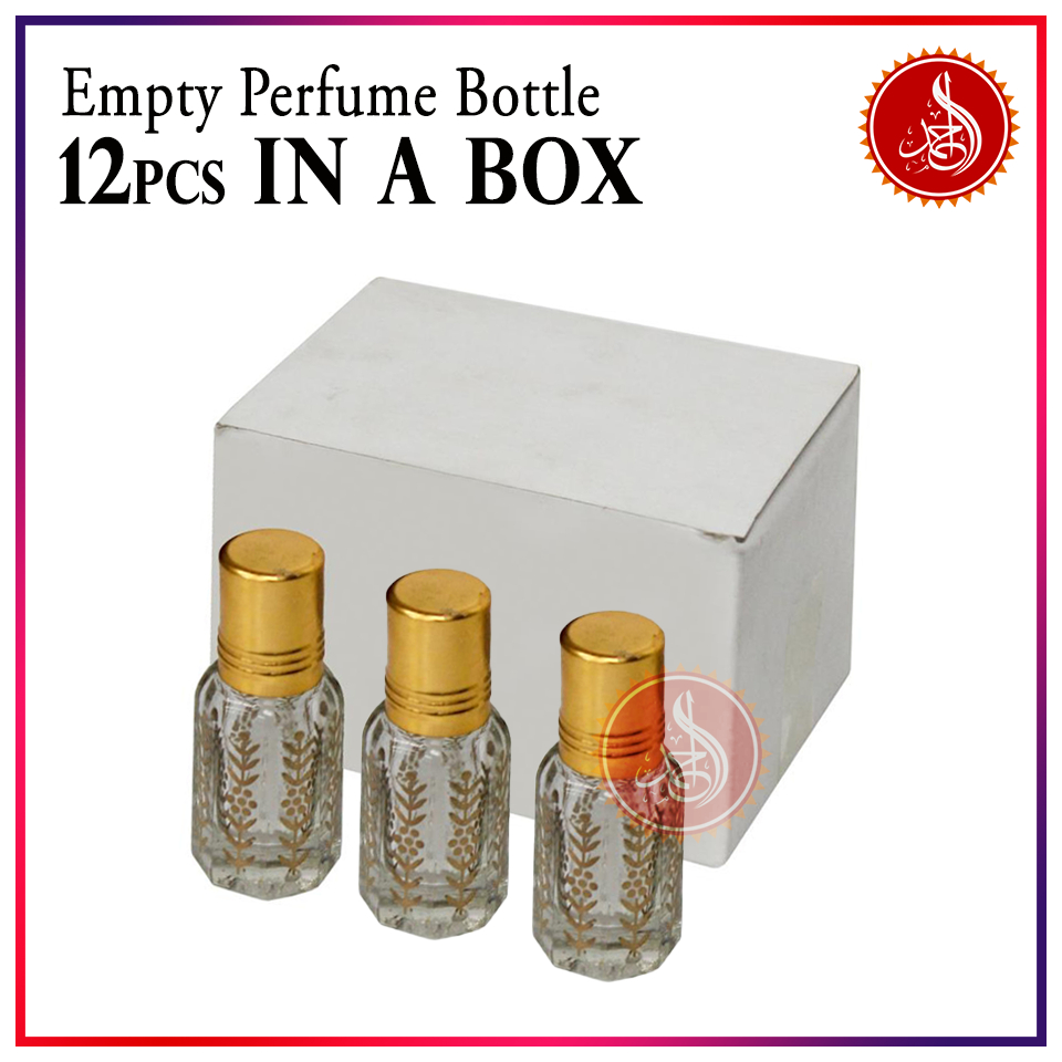 12 ชิ้น - น้ําหอมเปล่าขวด Bunga (Stick) - 3ml/6ml/12ml