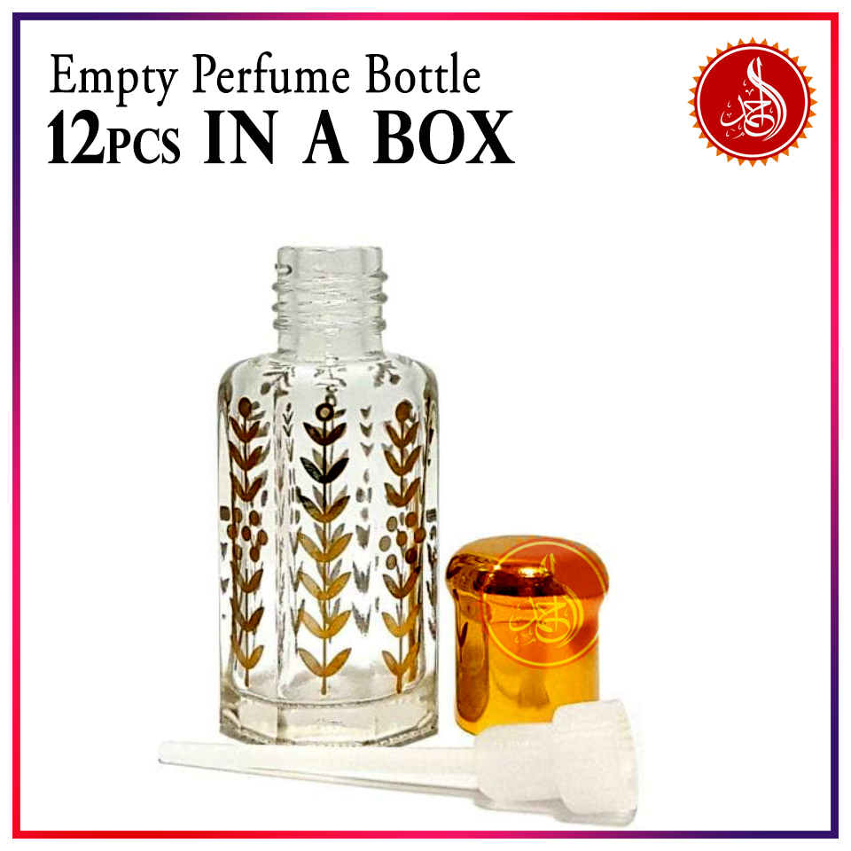 12 ชิ้น - น้ําหอมเปล่าขวด Bunga (Stick) - 3ml/6ml/12ml