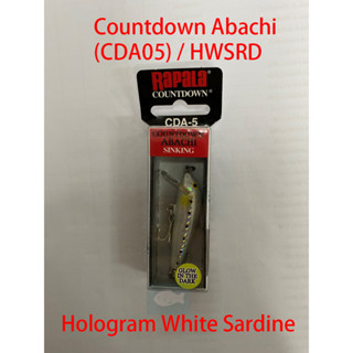 Rapala Countdown Abachi 5 ซม. (CDA05/HWSRD) เรืองแสงในที่มืด