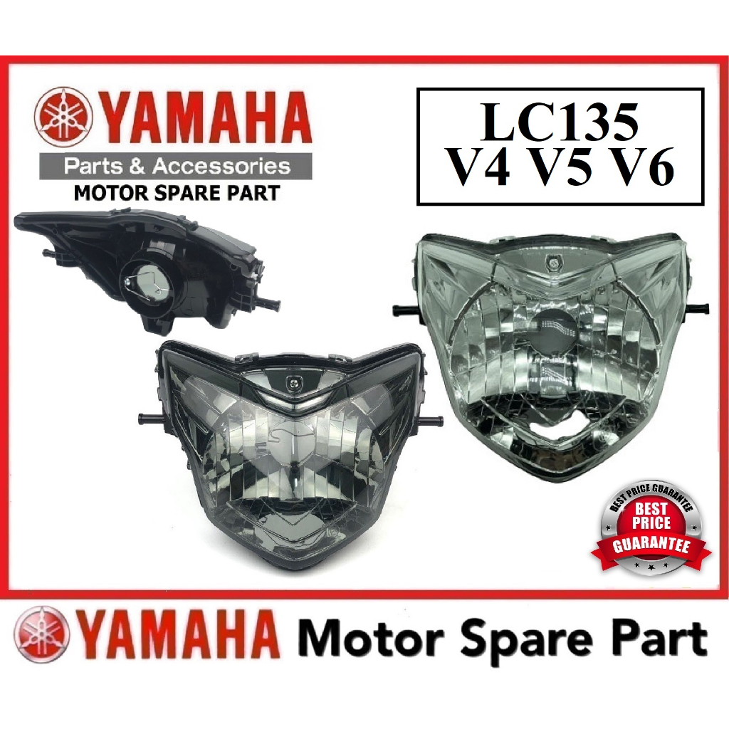 YAMAHA LC135 V4 HEAD LAMP 0 LAMPU DEPAN FRONT LIGHT HEADLAMP HEADLIGHT ใหม่ V5 V6 LC-135 LC 135 CLEA