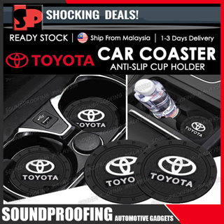 [COASTER Cup HOLDER] TOYOTA VIOS YARIS COROLLA CROSS HILUX CAMRY ALTIS AVANZA แผ่นกันลื่น 1 ชิ้น