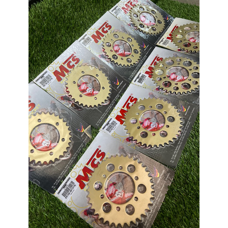 MCS 415-H RACING SPROCKET ชุดโหมด GT128 DINAMIK120 Dynamisk120 RACING SPROCKET DEPAN BELAKANG GT128