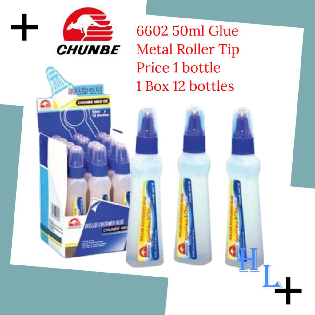 Chunbe 6602 กาวน้ําโลหะลูกกลิ้งกาว 50ml 6602GE