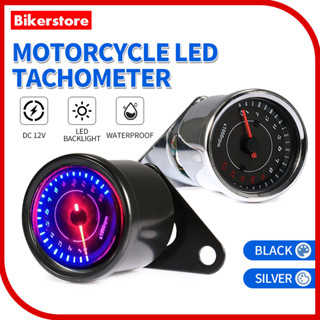 Rpm METER เครื่องวัดรอบเครื่องยนต์รถจักรยานยนต์ 12V ไฟแบ็คไลท์ LED 13K RPM MODIFY RPM METER