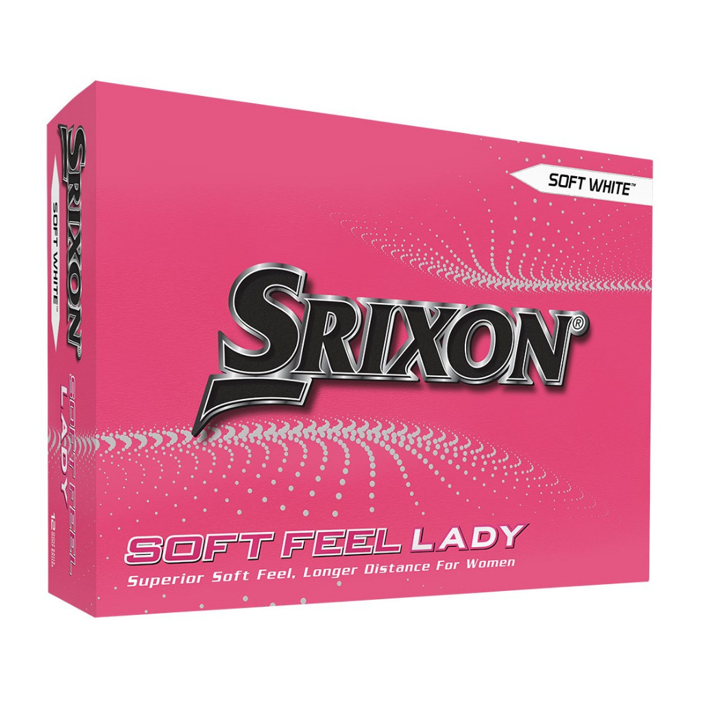 Srixon Lady Soft Feel 2023 Golf Ball - สีขาว/ชมพู