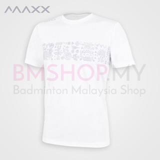 Maxx เสื้อยืด ลายกราฟฟิค MXGT072 (สีขาว)