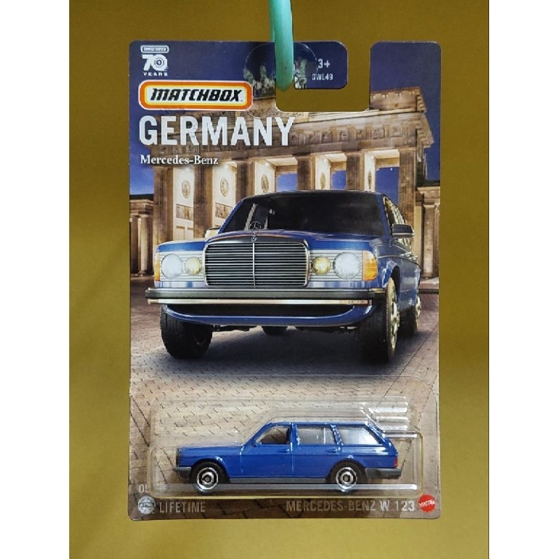 Matchbox GERMANY Mercedes-Benz W123 / W 123 (สีน้ําเงิน)