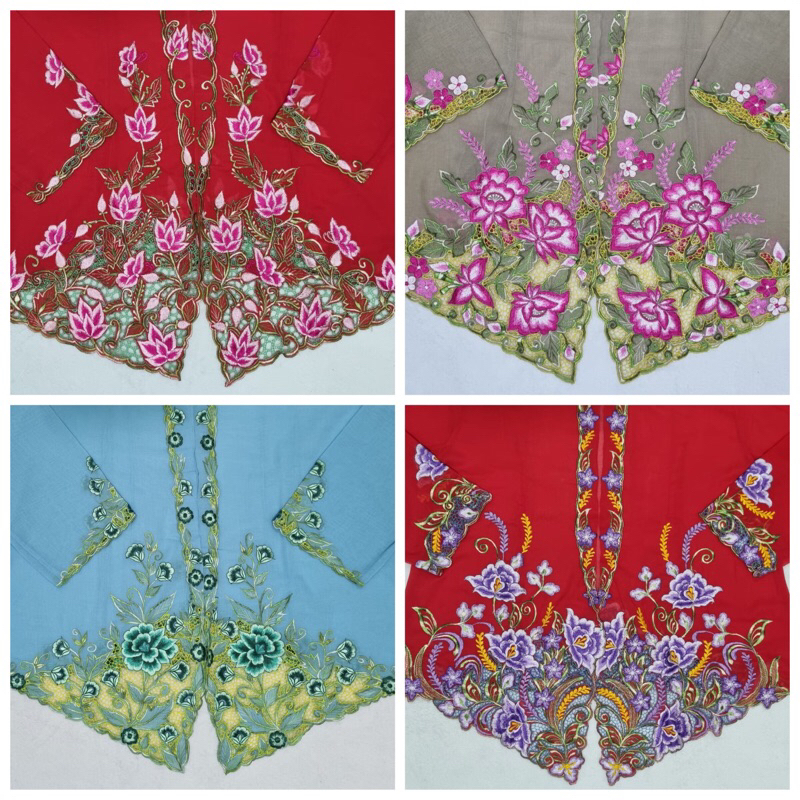 Exclusive Kebaya Nyonya Top - Size XXL (ไม่มีปุ่ม)