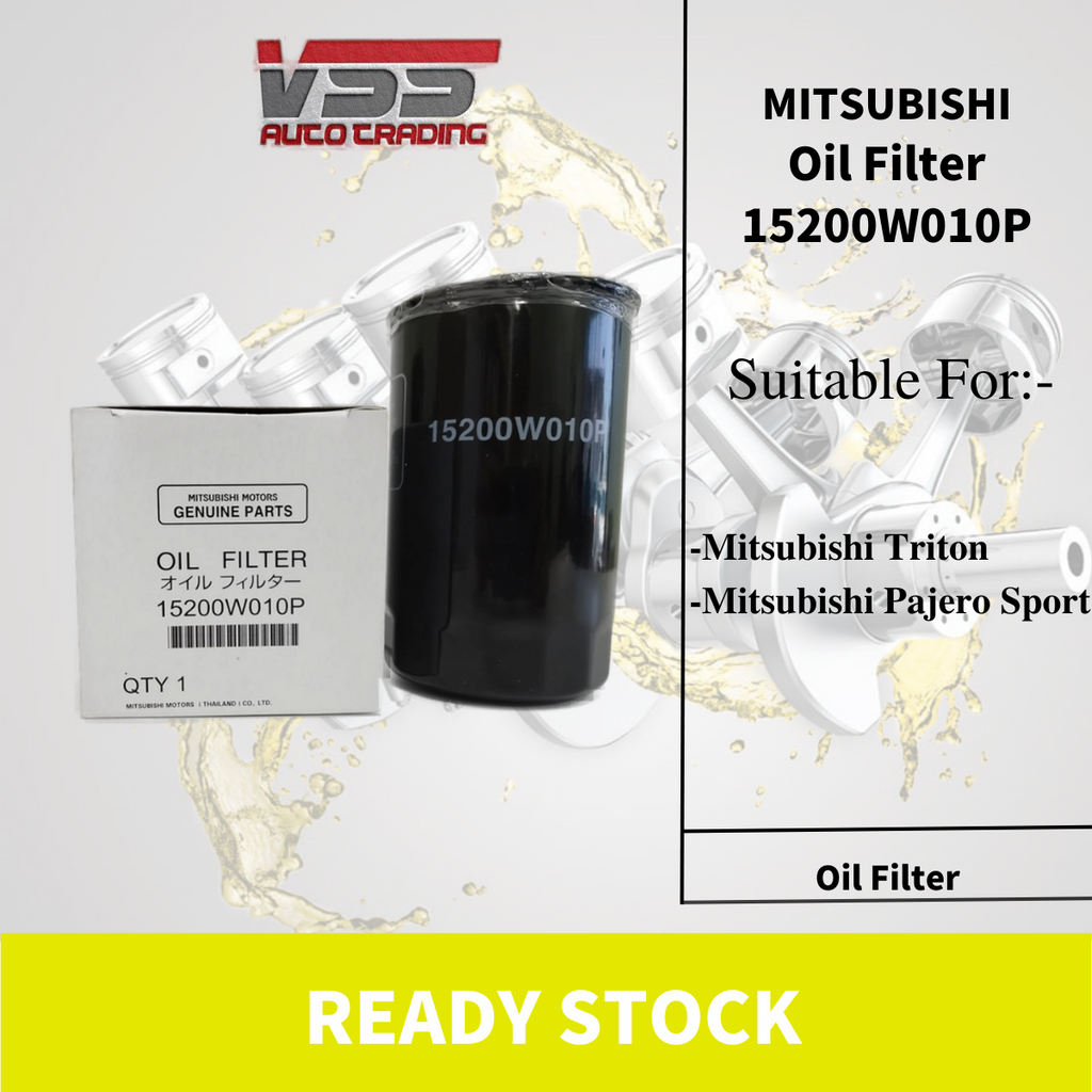 กรองน้ํามันเครื่อง Mitsubishi สําหรับ Mitsubishi Triton & Pajero Sport 2.5cc Diesel - 15200W010P