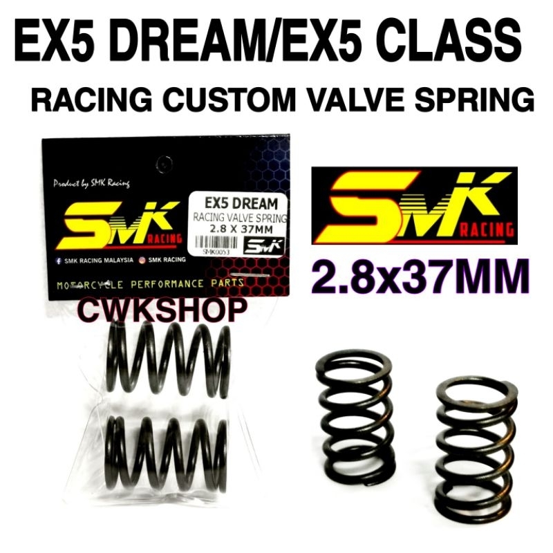 FUTURE125 WAVE125 EX5 DREAM RACING CUSTOM VALVE SPRING 2.8X37L SMK RACING
