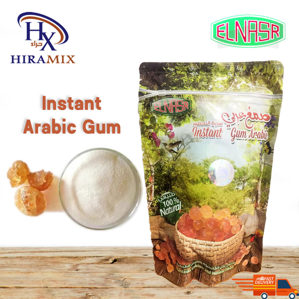 Elnasr Arabic Gum Powder Instant Drink Gum Arabic Serbuk 150g