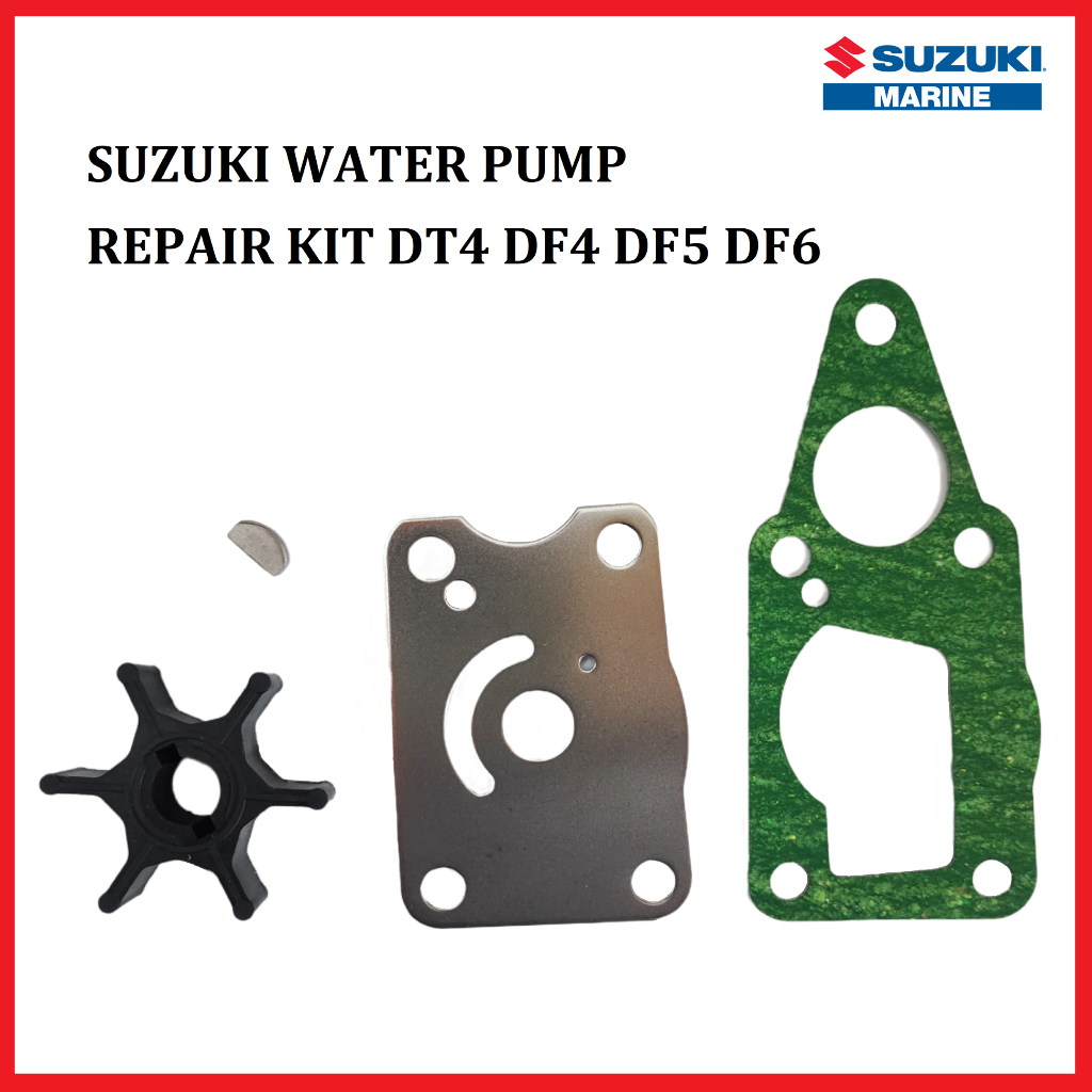 SUZUKI 4HP-6HP WATER PUMP REPAIR KIT 2-STROK DT4 4-STOKE DF4 DF5 DF6 OUTBOARD 17400-98661 17400-9865