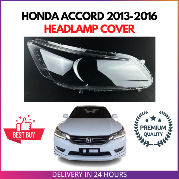 HONDA ACCORD T2A 2013-2016 HEADLAMP COVER LENS COVER HEAD LIGHT HEADLIGHT COVER (1SET/2PCS)