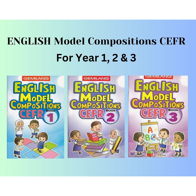 Gemang - องค์ประกอบแบบจําลองภาษาอังกฤษ CEFR (หนังสือ 1 / 2 / 3)