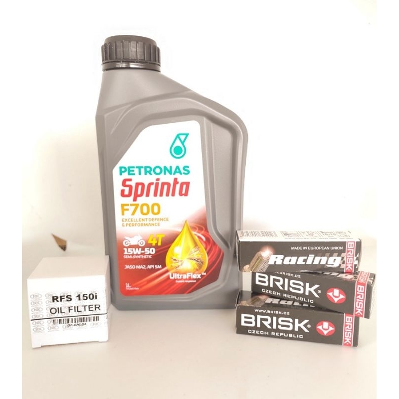 BENELLI RFS 150i <150S<R18I < หัวเทียน< กรองน้ํามัน<engine oil SERVICE PACKAGE