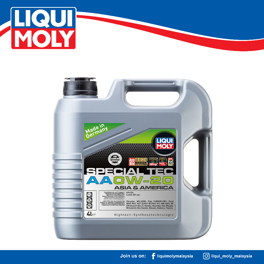 LIQUI MOLY Special Tec AA 0W-20 (4 ลิตร) - 9705