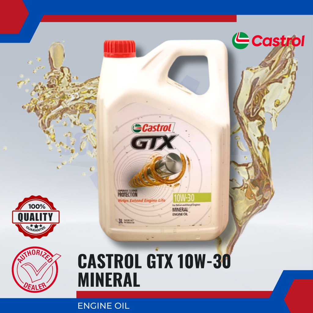 CASTROL GTX MINERAL ENGINE 10W-30 (4L)