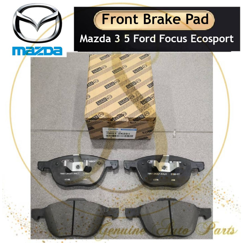 MAZDA 3 MAZDA 5 FORD FOCUS ECOSPORT ดิสก์เบรกหน้า 7M51-2K201 C2Y3-33-23Z 7M51 2K201 C2Y3 33 23Z