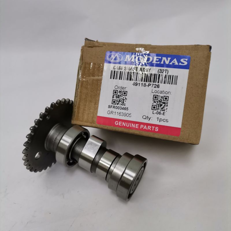 MODENAS MZ125 KARISMA CAMSHAFT ASSY 0 CAM SHAFT ELIT150 ELIT 150 KARISMA125/125 KARISMA 125 MZ MOSKI