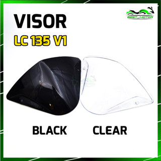 ข้อเสนอ ! ข้อเสนอ ! Visor YAMAHA LC135 OLD LC 135 V1 ฝาครอบกระจกมองข้าง แบบใส สีดํา