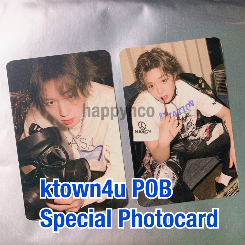 PARK JIHOON [Blank หรือ Black] 7th Mini Album k4 ktown4u POB Photocard  PARK JI HOON ระดับมืออาชีพมิ