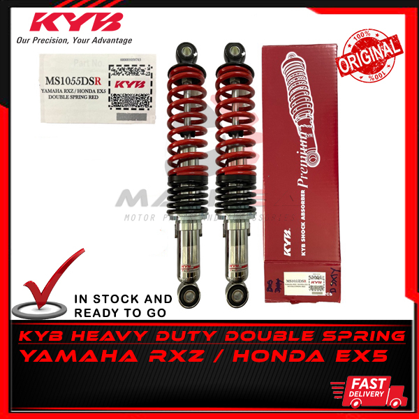 RXZ EX5 ABSORBER KYB MONOSHOCK ด้านหลัง ABSORBER ADJUSTABLE DOUBLE SPRING HEAVY DUTY MS1055DSR RXZ E