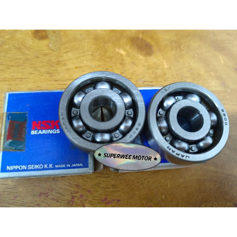 (5=Rm20) NSK BEARING HUB DEPAN 6300 100 JAPAN LC V1-V8 Y15ZR Y80 RGV Y100 SS2 Y110