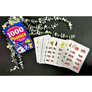 Abm- Express Learning 1000 Phonics: แฟลชการ์ด สําหรับผู้เริ่มต้น