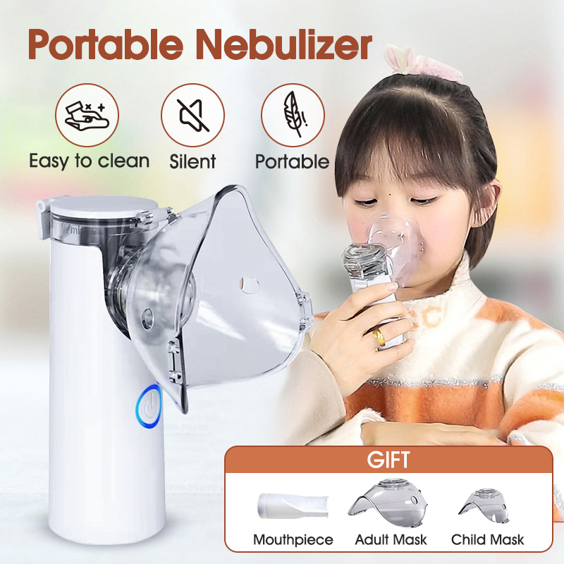🚚พร้อมส่งในไทย เครื่องพ่นยาเด็ก ละอองยา Nebulizer ละอองออกซิเจน ขนาดพกพา ครอบครัว อัลตราโซนิก