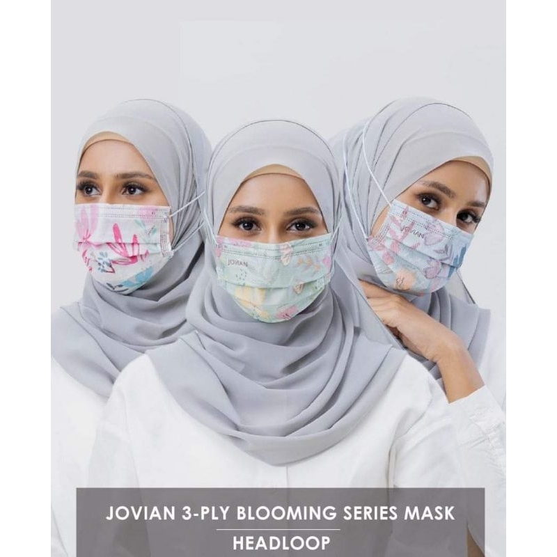 Jovian Hijab Headloop หน้ากากอนามัย รุ่นบาน