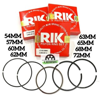 แหวนลูกสูบ RIK LC135 Y15ZR FZ150 57 มม. 60 มม. 62 มม. 63 มม. 65 มม. 68 มม. 72 มม. 54 มม. STD RIKEN JAPAN RING TOBAKI