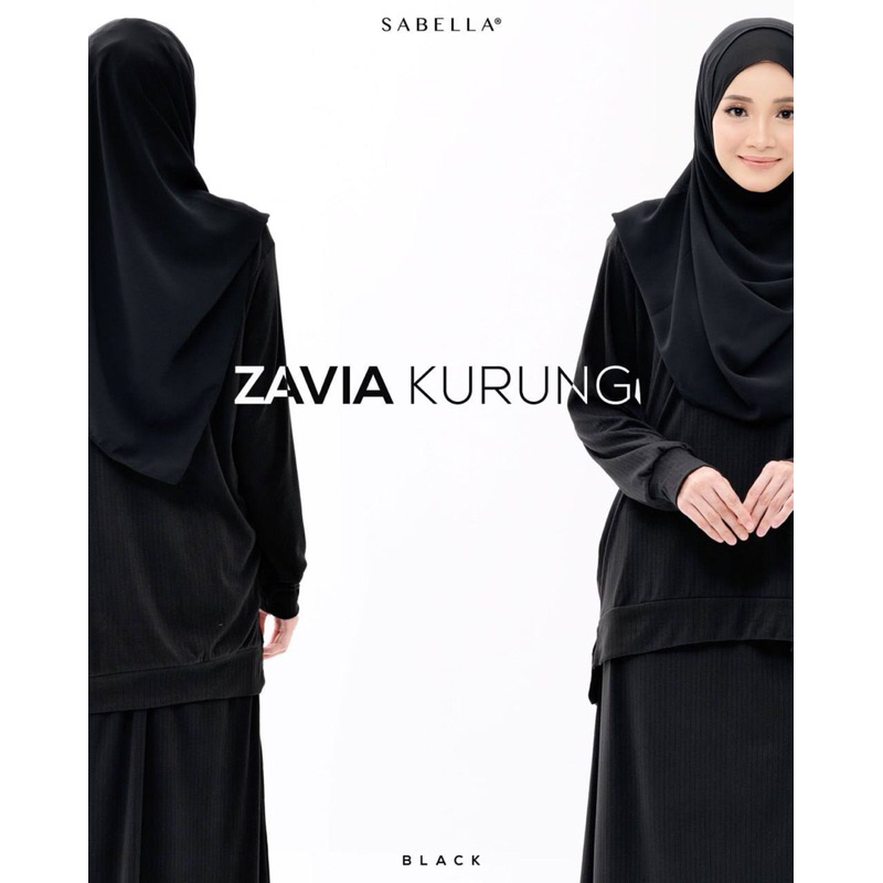 Sabella Zavia Kurung Size 1 & Size 3 ชุดนอนไม่มีถู